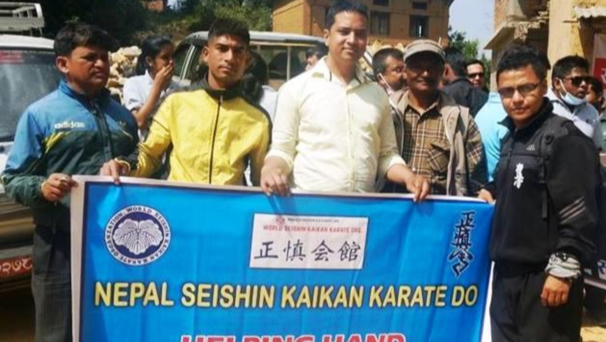 Earthquake Relief: Nepal Kyokushin Karate Association's Humanitarian Commitment